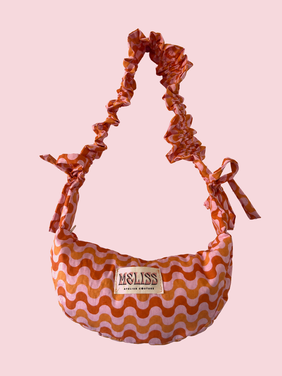 Sac rose à vagues