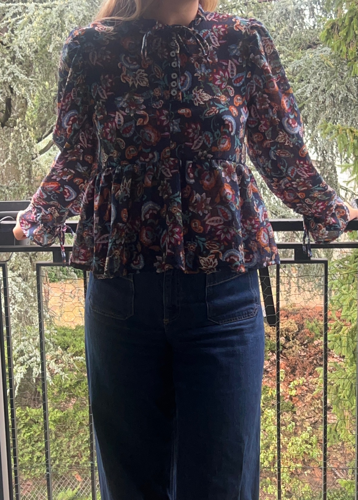 Blouse fleurie