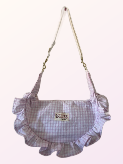 Sac Alice - Vichy Rose et Blanc