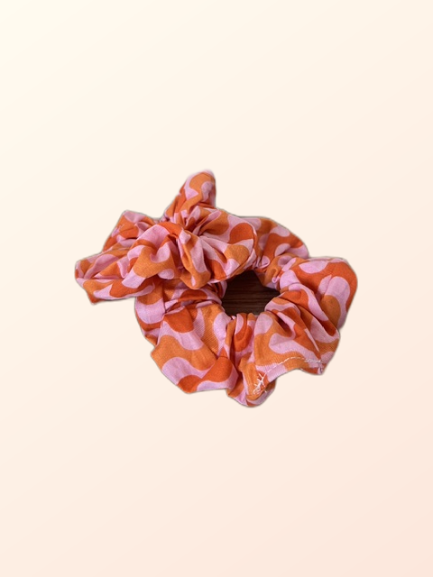 Chouchous Claudette - Cretonne Vague Orange et Rose
